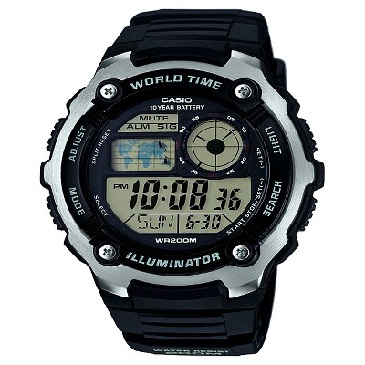 casio black wrist watch
