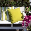 DSVIMOY Support Pillow Amazon Rainforest Water Resistant Mold Mildew Fade Resistant for Patio, Green, 17"*17"*10" - 3 of 4