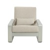 Aluminum Outdoor Club Chair, Modern Rust Resistant Patio Lounge with Olefin Cushion, 32.5" Wide for Outdoor Use-3irtyhousy - 3 of 4