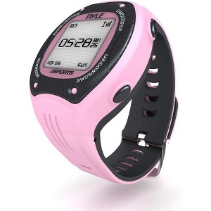 Pyle GPS Smart Sports Training Watch - Heart Rate Monitor, Multi-Sport Modes, Pink, PSGP310PN - 1 of 3