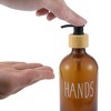 Unique Bargains Elegant Contains the Letters DISHES Soap Pump Dispenser for Bathroom 16.9oz 1 Pc - 3 of 4