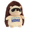 Aurora Small Livin' On The Hedge JUST SAYIN' Witty Stuffed Animal Brown 8" - 2 of 4