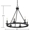 Savoy House Middleton 6 - Light Chandelier in  Matte Black - 3 of 4