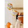 Welcome Fall Balloon 2 Pack – Pumpkins and Sunflowers Standard Foil Autumn Party Decoration - 3 of 3