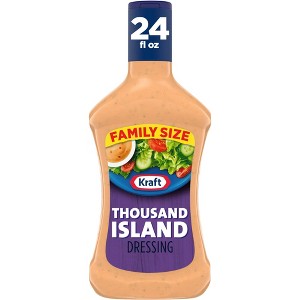 Kraft Thousand Island Dressing Family Size, 24 fl oz Bottle, Pack of 2 - 1 of 1