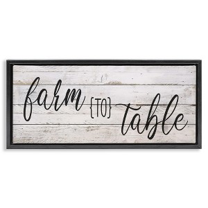 Stupell Industries Planked Style Farm to Table, 25" x 11" - 1 of 4