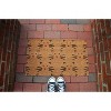 1'4" x 2'4" Love Cats Indoor/Outdoor Coir Doormat Black/Red - Entryways: Welcome Mat with PVC Backing - 4 of 4