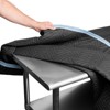 Sure-Max Moving & Packing Blanket - Ultra Thick Pro - 80" x 72" (65 lb/dz weight) - Professional Quilted Shipping Furniture Pad Black - 2 of 4