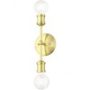 Livex Lighting Lansdale 2 - Light Vanity in  Satin Brass - 3 of 4