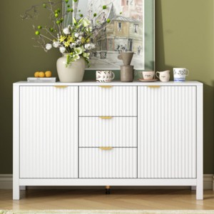 Display Storage Cabinet with Soft-Close Doors,Storage Console Table,Kitchen Cabinet,Modern Storage Cabinet for Living Room-Maison Boucle - 1 of 4