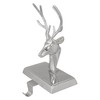 Northlight 8" Shiny Silver Deer Head Christmas Stocking Holder - 4 of 4