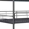 NicBex Full over Full Bunk Bed Metal Bed Frame with Short Inclined Ladder, Long Ladder and Full Length Guardrail, No Box Spring Required - 4 of 4