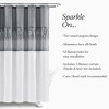 Night Sky Shower Curtain Gray/White 72X72 - 2 of 4