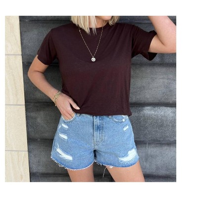 Mini Slub Boyfriend Tee White