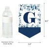 Big Dot of Happiness First Communion Blue Elegant Cross - Boy Religious Party Bunting Banner - Party Decorations - God Bless Your 1st Communion - 3 of 4