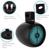 Pyle 8.0'' Waterproof Marine Wakeboard Tower Speakers with LED Lights (PLMRWB858LE) - Black - 3 of 4
