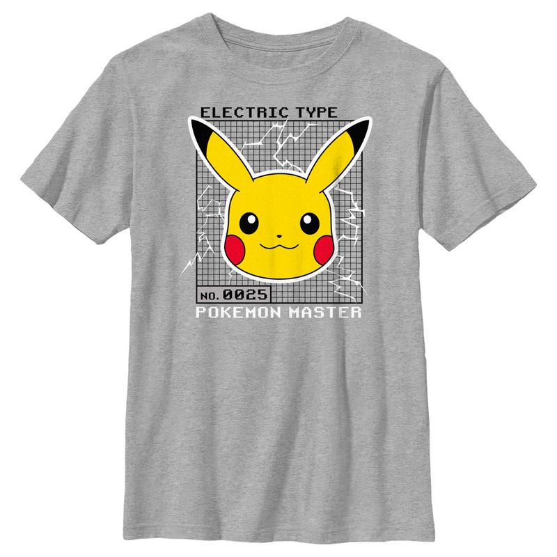 Boy's Pokemon Pikachu Electric Type T-Shirt, 1 of 6