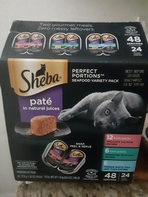 Sheba cat food 48 2024 pack