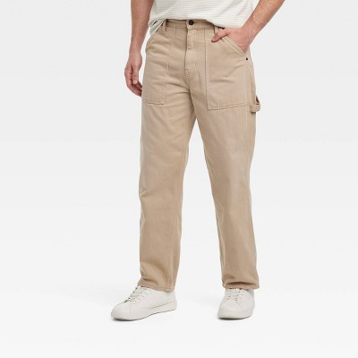 Men's Vintage Relaxed Straight Fit Utility Pants - Goodfellow & Co™