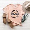 Simply Sage Market Women's Support Local Farmers Flowers  Short Sleeve Graphic Tee - 2 of 2