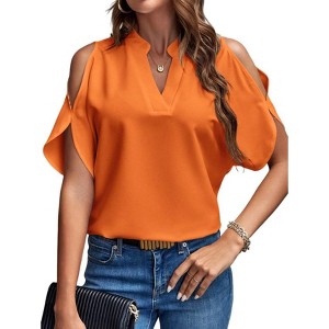 Clearlove Womens Tops Dressy Casual,Blouses for Women Dressy Casual,Shirts for Women,Summer Tops,Business Casual Tops Women. - 1 of 3