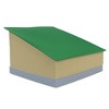 1/64 The Double Bay 40ft x 40ft Cattle Shed, Tan & Green, 3D Printed RW-054 - 4 of 4