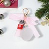 Unique Bargains Christmas Double Ring and Lobster Clasp Plush Mesh Metal Keychain 1 Pc - 4 of 4