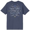 Coraline Cat Secret Door Stop Motion Animated Dark Fantasy Horror Another World Something are Not As They Seem on Navy Adult Crew Neck Short Sleeve - 3 of 4