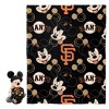 MLB San Francisco Giants Mickey Silk Touch Throw Blanket and Hugger - 2 of 3