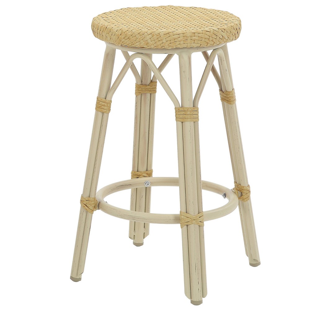 Photos - Chair Shea 2pk 26" Counter Height Stools - Natural - miBasics