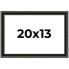 PosterPalooza | Antique Black Picture Frame - UV Acrylic, Backing Board, Hanging Hardware Included - 2 of 4