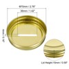 Unique Bargains Regular Mouth Coin Slot Bank Lid for Mason Jar Covers 15 Pcs - 2 of 4