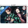 Trends International Demon Slayer - Tanjiro & Nezuko Night Unframed Wall Poster Prints - image 3 of 4