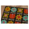 1'6"x2'6" Flower Child Woven Door Mat - Novogratz By Momeni: Bohemian Floral Coir for Indoor/Outdoor Use - 2 of 3