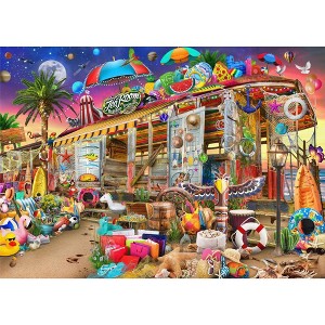 Brain Tree - Beach Fantasy 1000 Pieces Jigsaw Puzzle - Random Cut - 27.5"lx19.5"w - 1 of 1
