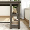 Plank+Beam Solid Wood Computer Desk with Shelves, Simple Desk for Bedroom, Home Office Study Desk, 47.25" - 4 of 4