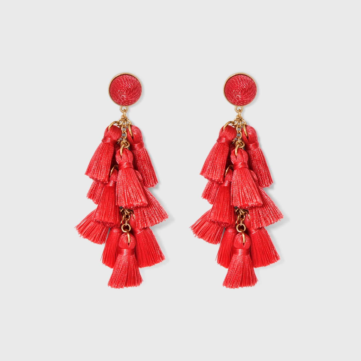 SUGARFIX by BaubleBar Multi-Tassel Drop Earrings - image 1 of 3