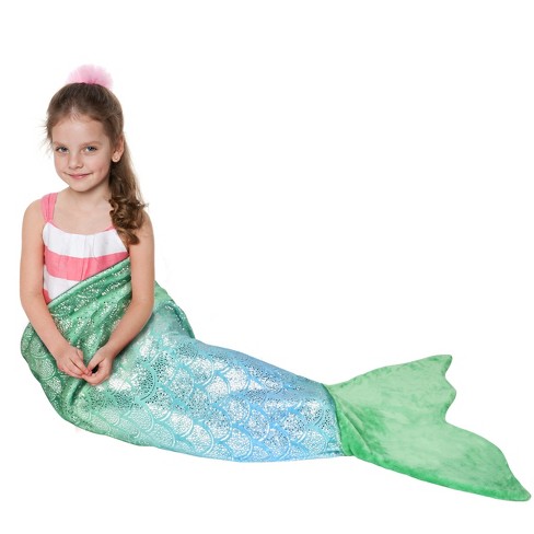 Catalonia Kids Mermaid Tail Blanket, Cozy Mermaid Sleeping Bag, Fish ...