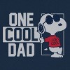 Men's Peanuts Cool Dad Short Sleeve T-Shirt - Navy Blue - 2 of 3