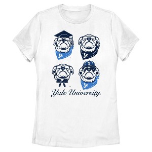 Womens Yale University Handsome Dan Portraits T Shirt - 1 of 4