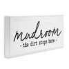 Stupell Industries Dirt Stops Here Mudroom Phrase Framed Giclee Art, White, 30" x 13" - 2 of 4