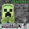 Minecraft Creeper Backpack for Boys & Girls, Gaming Bookbag with Double Compartment, Padded Adjustable Mesh Straps, & Padded Top Handle, 18.5  Inches - 4 of 4