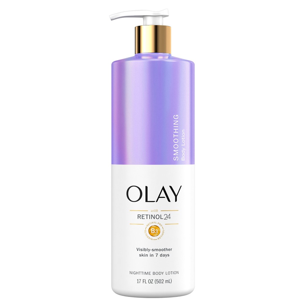 Olay Smooth &#38; Hydrating Lotion Pump with Retinol - 17oz