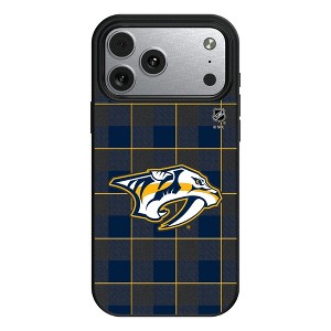 NHL Western Conference Teams Plaid MagSafe Compatible Cell Phone Case for Apple iPhone 17 Series - 1 of 4