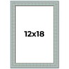PosterPalooza | Refined Blue Picture Frame - UV Acrylic, Foam Board Backing, Hanging Hardware - 2 of 4