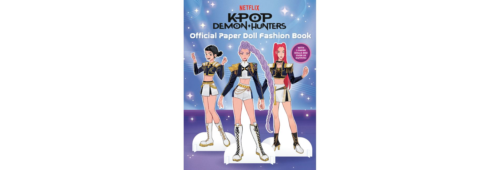 Kpop Demon Hunters Official Paper Doll Fashion Book - by  Random House (Paperback)