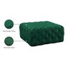 Meridian Furniture,Ariel Velvet Ottoman/Bench - 4 of 4