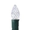 Northlight Pack of 25 Faceted LED C7 Pure White Christmas Replacement Bulbs - 2 of 2