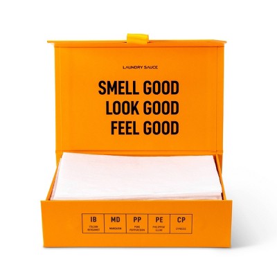 Laundry Sauce Italian Bergamot Laundry Dryer Sheets - 69ct: Dye-Free, Paraben-Free, Bleach-Free, Phthalate-Free
