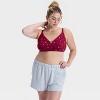 Women's Pointelle Triangle Bralette - Wild Fable™ - 3 of 3
